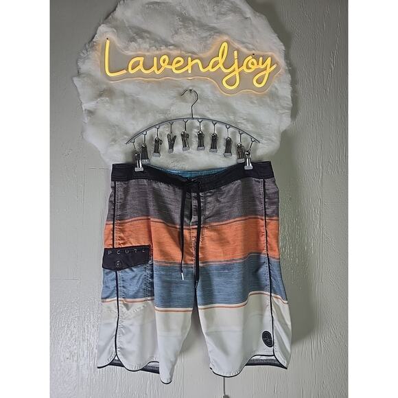 Rip Curl Boardshorts Mens 36 Surf Swim Vacation Resortwear Summer Travel - Picture 1 of 5